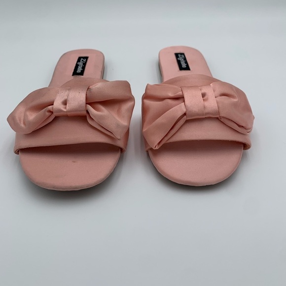 COPY - Zigi Soho Women's Valiant Satin Slide Dress Flat Sandals Light Pink - Picture 7 of 7